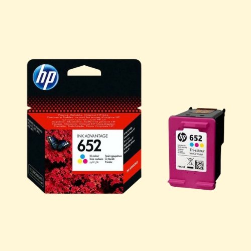 hpti04 HP 652 Tri - Color Ink Cartridge (F6V24AE) - Image 1