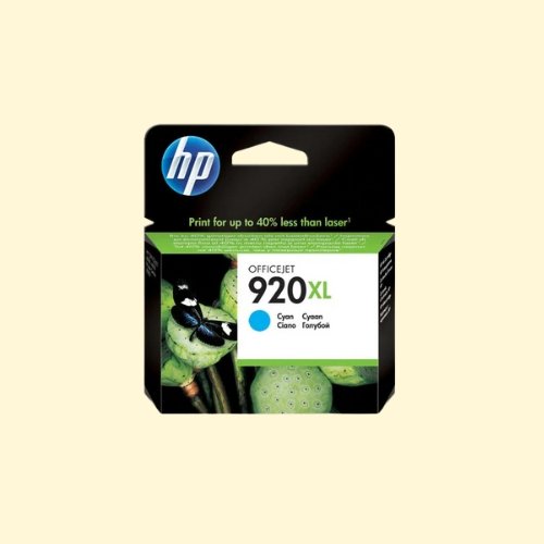 hpti101 HP 920XL Cyan Ink Cartridge CD972AE - Image 1