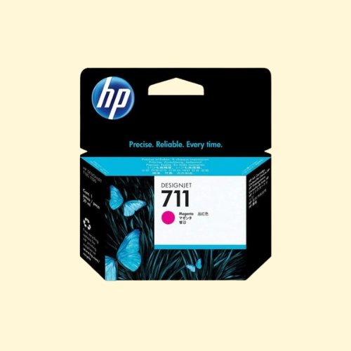 hpti127 HP 711 Magenta Ink Cartridge (CZ131A) - Image 1