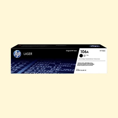 hpti131 HP 106A Black Original Laser Toner Cartridge (W1106A) - Image 1