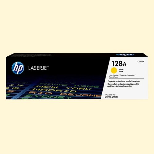 HP 128A Yellow Toner Cartridge (CE322A)