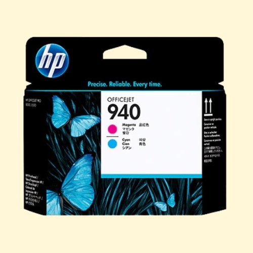 HP 940 Magenta and Cyan Original Printhead (C4901A)