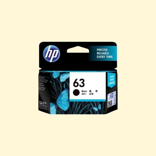 hpti168 HP 63 Black Ink Cartridge (F6U62AA) - Image 1