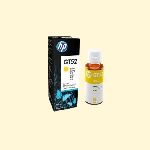 HP GT52 Yellow Original Ink Bottle, 70ml