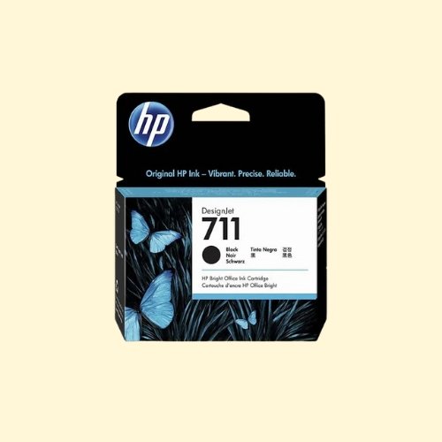 hpti215 HP 711 80ml Black Ink Cartridge (CZ133A) - Image 1