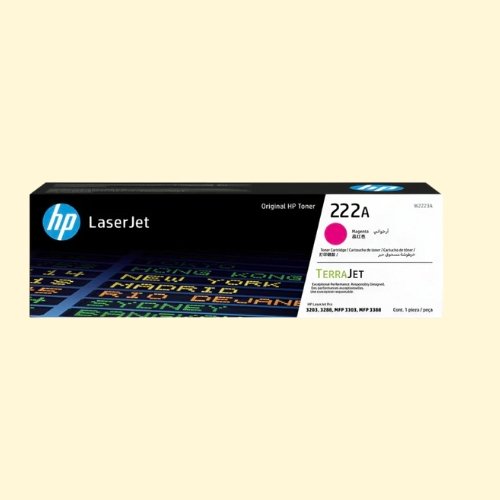 hpti224 HP 222A Magenta Original LaserJet Toner Cartridge (W2223A) - Image 1