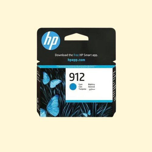 HP 912 Cyan Original Ink Cartridge (3YL77AE)