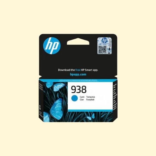HP 938 Cyan Original Ink Cartridge (4S6X5PE)