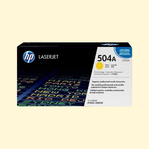 hpti269 HP 504A Yellow Toner Cartridge (CE252A) - Image 1