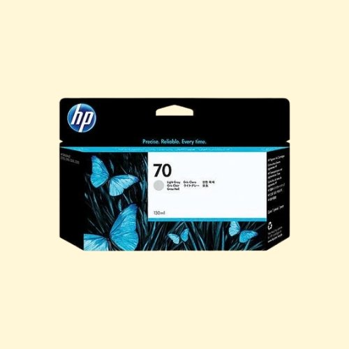 hpti272 HP 70 Light Grey Ink Cartridge 130ml (C9451A) - Image 1