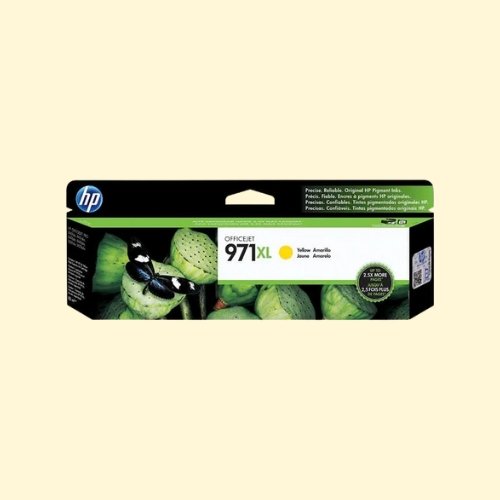 HP 971XL High Yield Yellow Original Ink Cartridge (CN628AE)