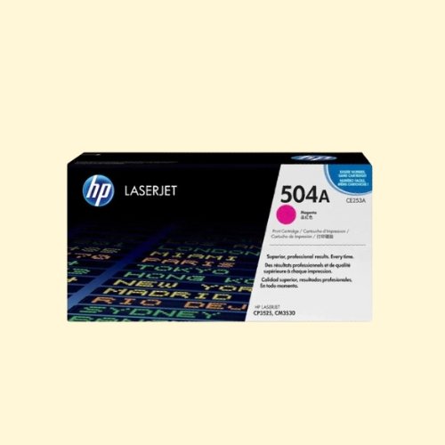 HP 504A Magenta Toner Cartridge (CE253A)