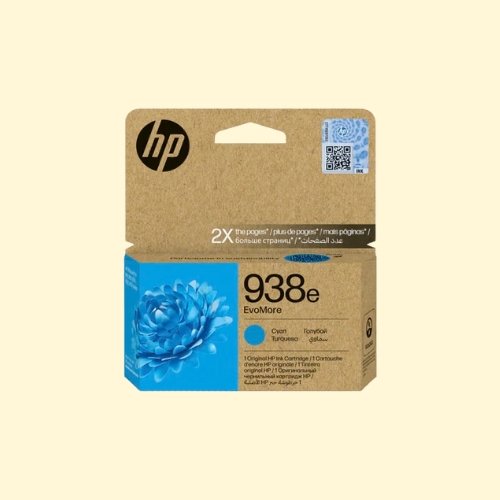 HP 938e Cyan Ink High Capacity Cartridge - (4S6X9PE)