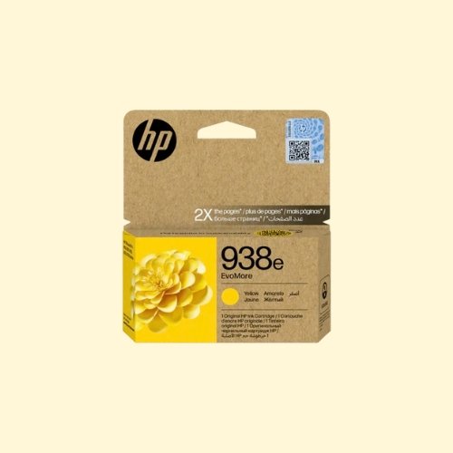 hpti315 HP 938e Yellow Ink High Capacity Cartridge - (4S6Y1PE) - Image 1