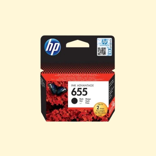 hpti35 HP 655 Black Ink Cartridge (CZ109AE) - Image 1