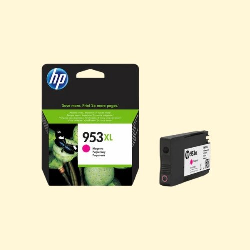 hpti46 HP 953XL High Yield Magenta Original Ink Cartridge (F6U17AE) - Image 1