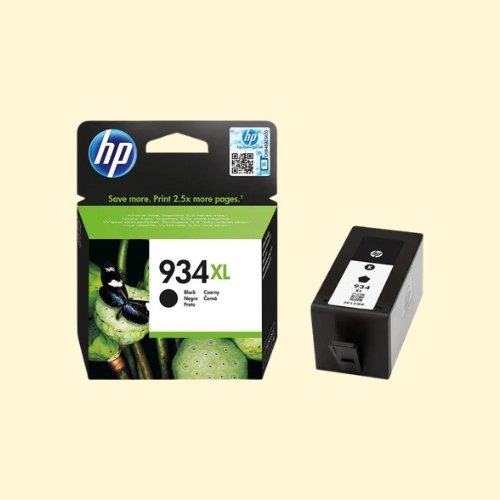 hpti76 HP 934XL High Yield Black Original Ink Cartridge (C2P23AE) - Image 1