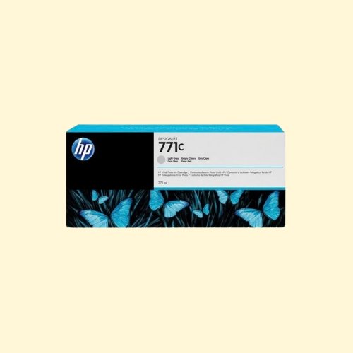 hpti357 HP 771C 775-ml Light Gray Original Ink Cartridge (B6Y14A) - Image 1