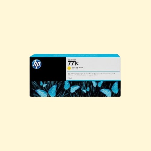 hpti358 HP 771C 775-ml Yellow Original Ink Cartridge (B6Y10A) - Image 1