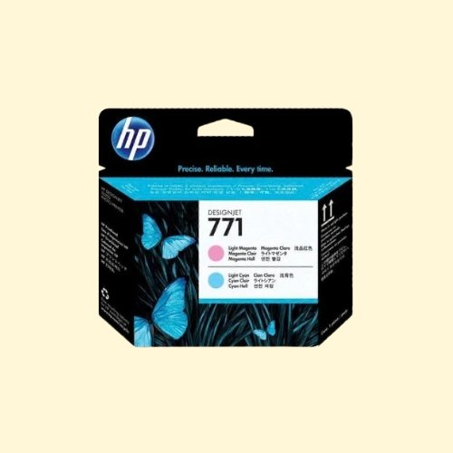 hpti361 HP 771 Light Magenta and Light Cyan Original Printhead Cartridge (CE019A) - Image 1