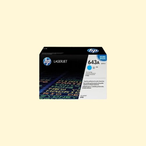 hpti370 HP 643A Cyan Original LaserJet Toner Cartridge (Q5951A) - Image 1