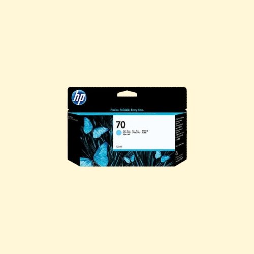 hpti392 HP 70 Light Cyan Ink Cartridge 130ml (C9390A) - Image 1