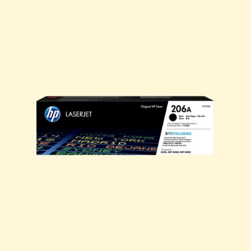 hpti407 HP 206A Black Original LaserJet Toner Cartridge, (W2110A) - Image 1
