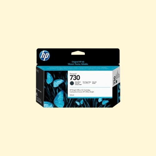 hpti444 HP 730 130-ml Matte Black DesignJet Ink Cartridge (P2V65A) - Image 1