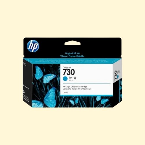 hpti4446 HP 730 130-ml Cyan DesignJet Ink Cartridge (P2V62A) - Image 1