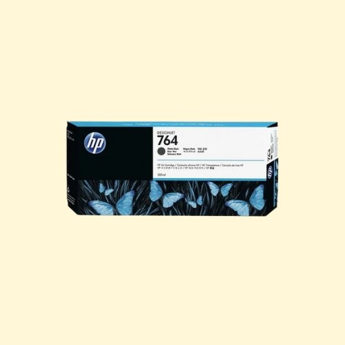 hpti452 HP 764 300-ml Matte Black Ink Cartridge (C1Q16A) - Image 1
