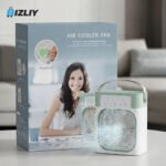 Portable Mini Air Cooler Fan with Mist Humidifier & Perfume Diffuser - Image 2