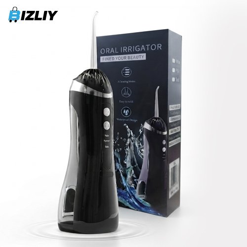 Electric Oral Irrigator Portable Dental Water Flosser with 3 Modes & 200ml Tank