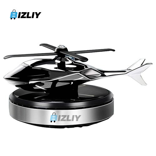 Solar-Powered Rotating Helicopter Car Air Freshener and Aromatherapy Diffuser