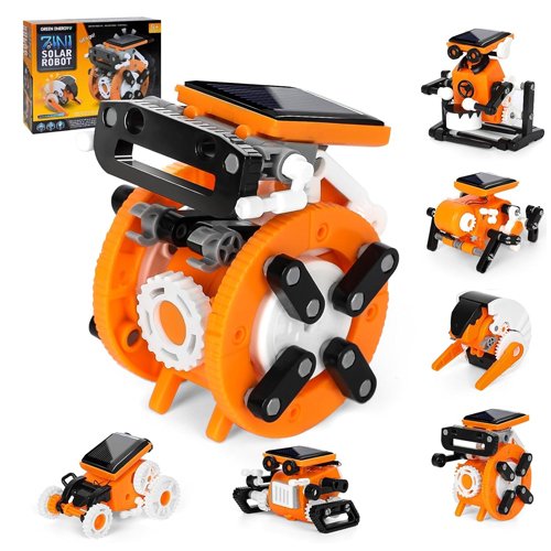 7-in-1 Green Energy STEM Educational Solar Robot Kit