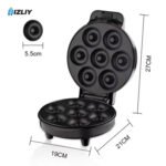 Electric Mini Donut Maker Machine with 7-Hole Non-Stick Baking Plate - Image 2