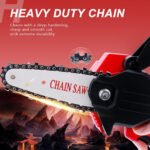 ZW-1594 Mini Electric Cordless Chainsaw & Handheld Wood Cutting Tool - Image 3
