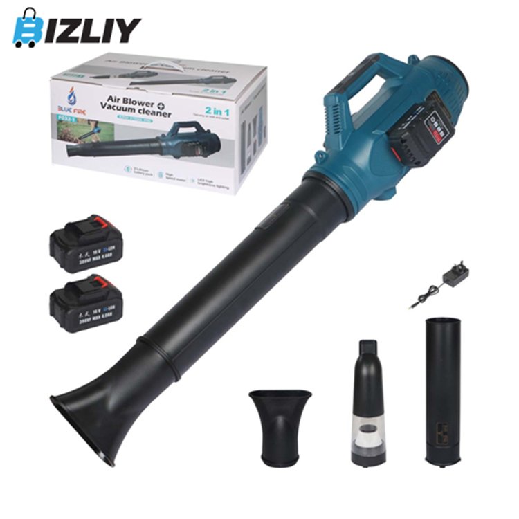 air blower@1.5x Blue Fire 2-in-1 Cordless Air Blower and Vacuum Cleaner - Image 1