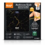 Electronic Digital Bathroom Weight Scale with LED Display and Marble Finish