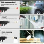 48V Cordless High-Pressure Car Wash Gun & Portable Water Sprayer - Image 3