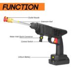 48V Cordless High-Pressure Car Wash Gun & Portable Water Sprayer - Image 2