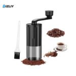 Portable Manual Hand Coffee Grinder with Ceramic Burr and Cleaning Brush