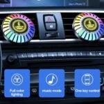 F6 RGB Rhythm Voice-Activated Car Air Vent Ambient Light - Image 2