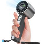 Portable Handheld Turbo Small Fan with Digital Display - Image 2