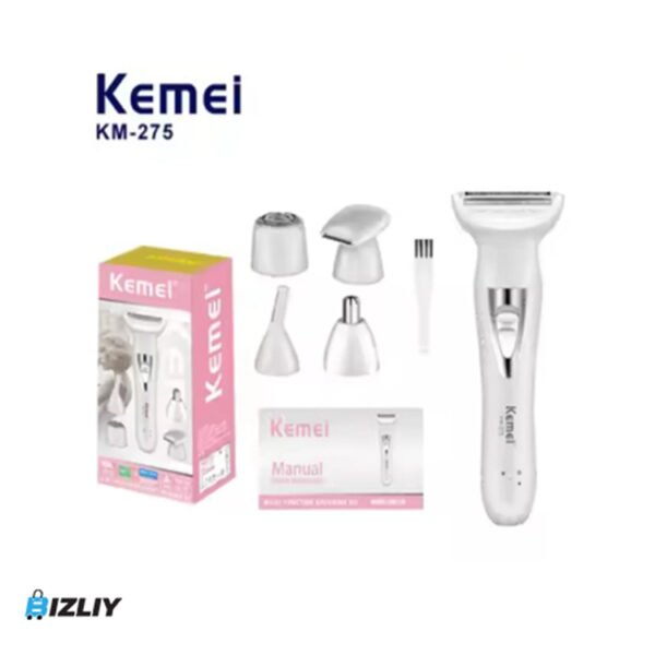 Kemei KM-275 4-in-1 Multi-Function Grooming & Epilator Kit