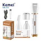 Kemei KM-276 4-in-1 Multi-Function Shaving & Grooming Kit - Image 2