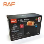 Raf650W 2-Slice Electric Bread Toaster with Shade Control