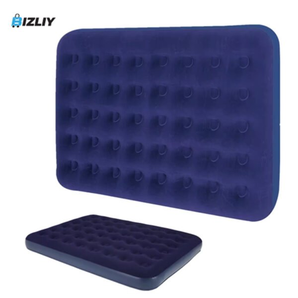Single Size Flocked Air Bed & Portable Inflatable Mattress