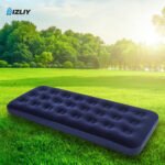 Single Size Flocked Air Bed & Portable Inflatable Mattress - Image 2