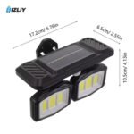 Dual-Head Solar Induction LED Security Light with Motion Sensor - Image 3