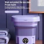 Upgraded 8L Large Capacity Folding Washing Machine & Portable Mini Washer - Image 3